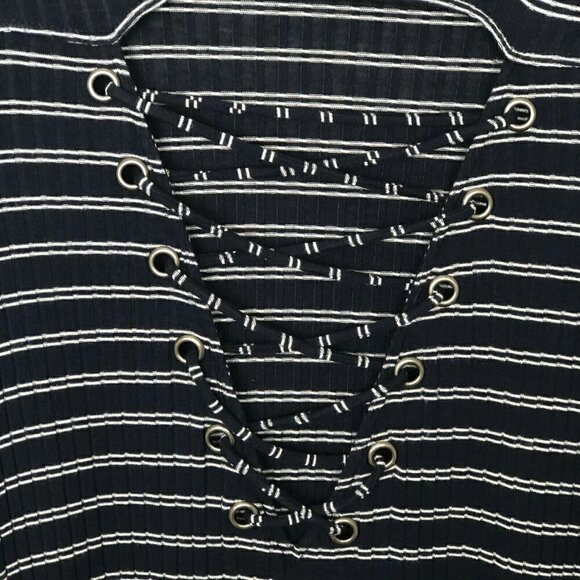 AE AMERICAN EAGLE Lace Up Dress - Dark Academia - Picture 6 of 10